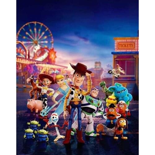 5D Diamond Embroidery Disney Cartoon "Toy Story" Full Square Rhinestones For Diamond Painting Mosaic Handmade Gift
