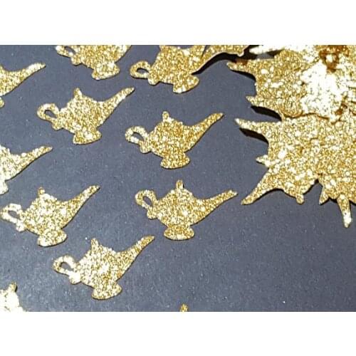 Glitter magic Genie Lamp Confettis wedding birthday Table decor Scrapbook Embellishments scatters party decoartions