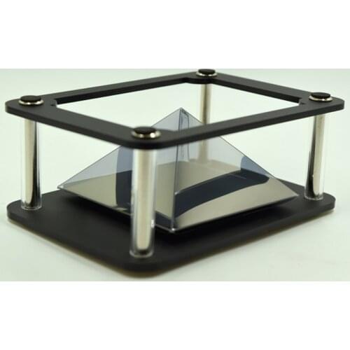 Holographic projector 3D holographic pyramid mobile phone 3D holographic magic box naked eye 3D (holographic film attached)