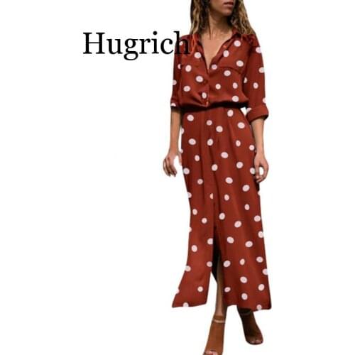 Летние платья в горошек Hugrich China At AliExpress