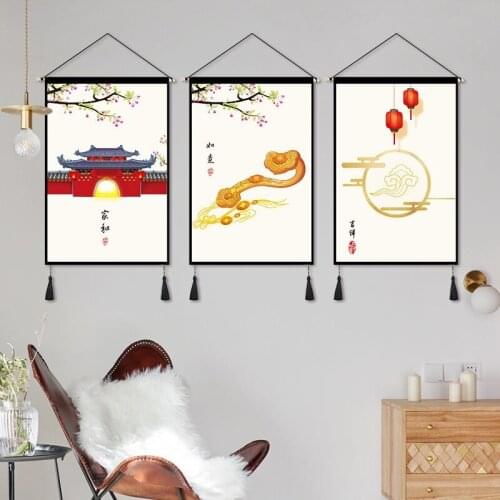 Chinese 12 Solar Terms Decorative Hanging Painting Bedroom Living Room Home Decor Wall Art Room Decor Posters Wall Paintings