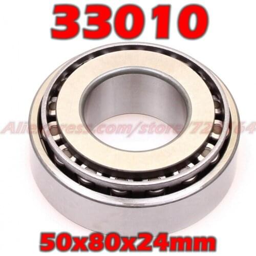 50x80x24 mm Tapered Roller Bearings 33010 3007110E HR33010J 33010JR 33010A E33010J 33010VC12 33010U 33010E 50*80*24