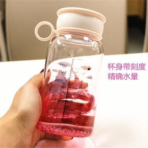 Ocean heat resistant glass series summer small fresh graduated Creative Cup