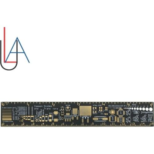 PCB Ruler For Electronic Engineers For Geeks Makers For Arduino Fans PCB Reference Ruler PCB Packaging Units v2 - 6