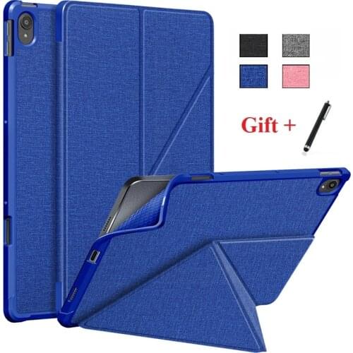 Soft TPU Case for Lenovo Tab P11 Pro 11.5 2020 Tablet Cover for Lenovo Tab P11 11'' TB-J606F TB-J706F Slim Folding Stand Shell