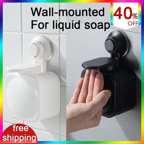 Wall-mounted Soap Dispenser Push-type Shower Bath Shampoo Dispenser for Bathroom Accessories Kitchen Dispenser