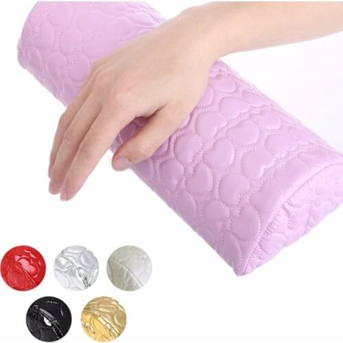 Hand Arm Rest Semicircle Cushion Pillow Nail Art Design Manicure Care