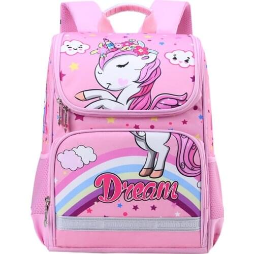 Cute Girl Backpacks Light Weight Kindergarten Bags Unicorn School Bags Dinosaur Boy Waterproof Backpacks Camping Packs