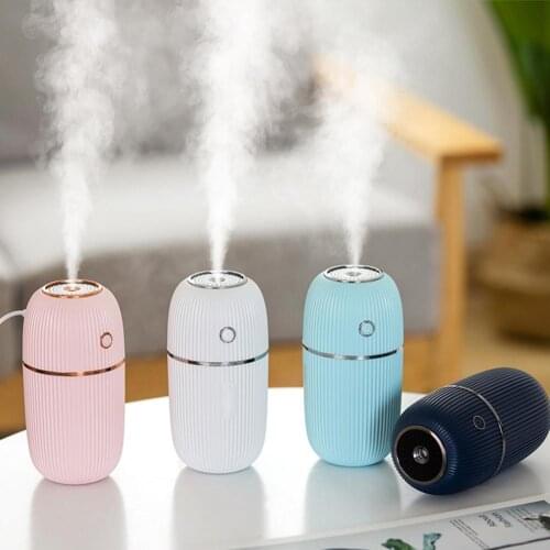 High Quality Ultrasonic Air Humidifier Essential Oil Diffuser for Home Car USB Fogger Mist Maker with LED Night Lamp