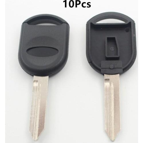 XIEAILI 10Pcs/lot Replacement Case Transponder Key Shell For Ford Mercury/F-150/Edge Can Install Chip K21