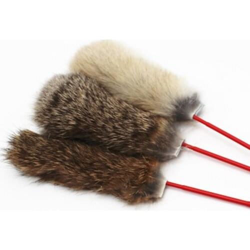 Funny Cat Teaser Toys Fluffy Artificial Hair Cat Interactive Toy For Cat Play Fun Stick Pet Supplies