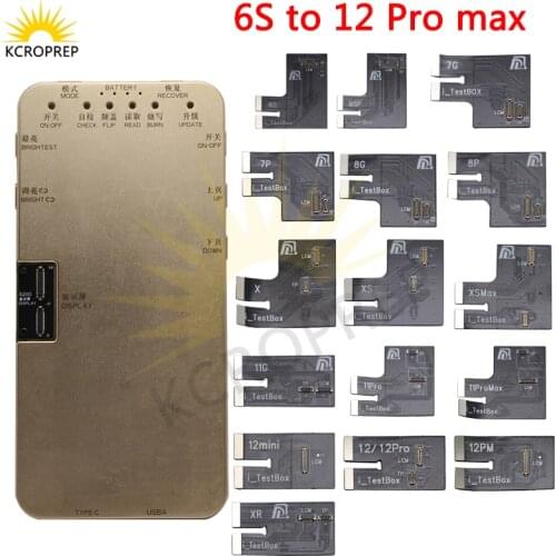 LCD Screen Display Tester Box For iPhone 12Pro Max 12 Mini 11 Pro XS 8 7 6S Plus Programmer 3D Touch Testing True Tone DL S200