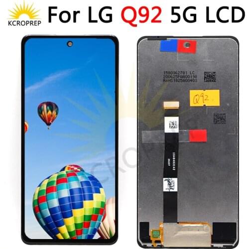 100% Tested Original For LG Q92 5G LCD Display Touch Screen Digitizer Assembly Replacement Accessory Parts For LG Q92 5G lcd
