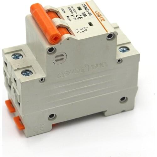 1P 2P best DC 1000V DC circuit breaker solar mini circuit breaker 16A25A 32A 40A 50A 63A with overload short circuit protection