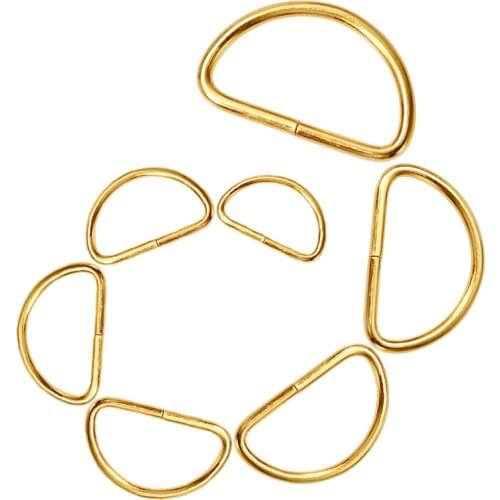 20PCS Metal Adjustable D Ring Belt Buckle for Backpacks Shoes Bag Cat Dog Collar Buckles Accessories Bag Purse Manual Buttons