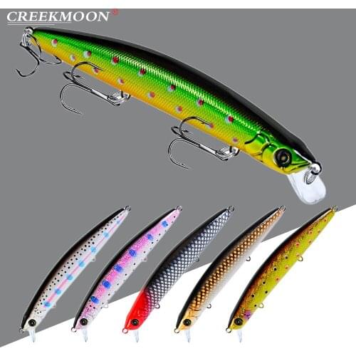 6pcs 15cm 27.6g Pencil VIB Fishing Lures 3D Eyes Hard Bait Wobblers Isca Ice Sea Winter Lure Triple 4# Hooks Diving 1.2-2.6m