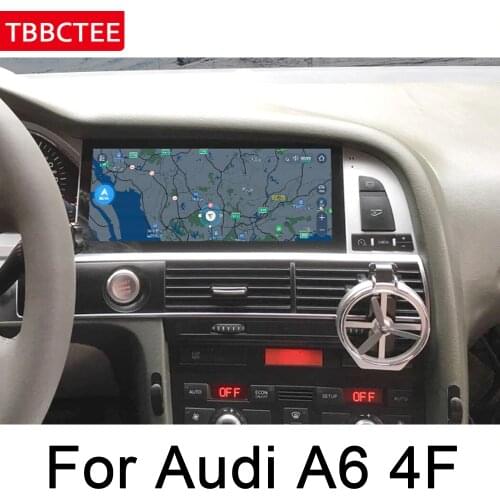 For Audi A6 4F 2005~2009 MMI Car Android Radio GPS Multimedia Player original style Navigation WiFi BT Touch Screen stereo map
