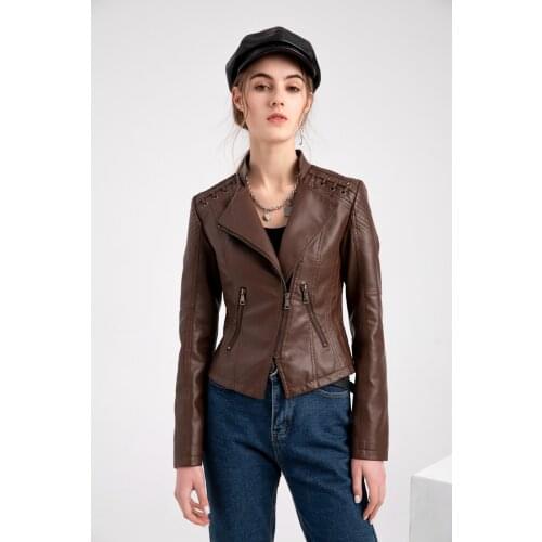 Женские кожаные куртки AyLosi China At AliExpress