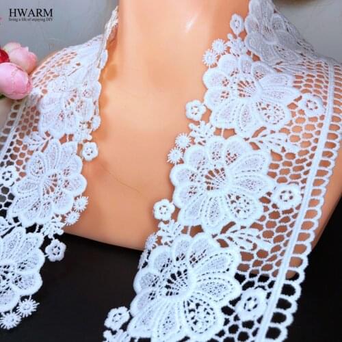 White african lace frbirc ribbon free shipping 10yard 7.5cm DIY sewing dress accessories Housewear Furnishing wedding decoration