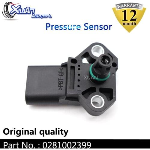 XUAN 0281002399 Manifold Absolute Turbo Boost Pressure Map Sensor for Volkswagen Passat Polo Sharan Scirocco Touran Transporter