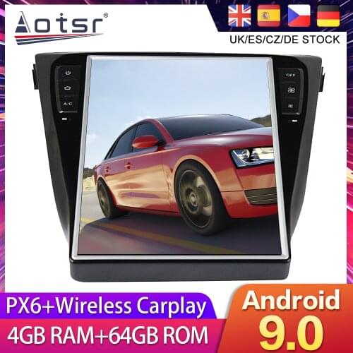 For Nissan X-Trail 3 T32 Qashqai J11 Tesla Styel Android 9 Car DVD GPS Navigation Radio Auto Stereo Multimedia Palyer Head Unit