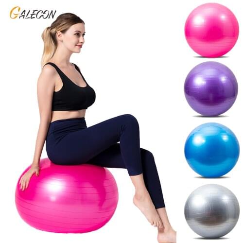 PVC Smooth Yoga Ball Stretching And Relaxing Fitness Exercise At Home Anti-Stress Ball Pilates Fitness Accessories Gym Sport