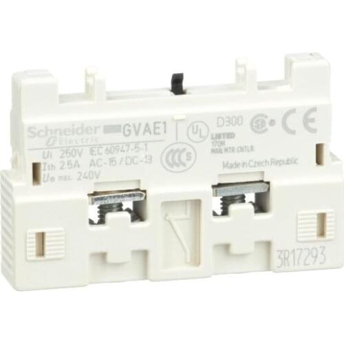 GV-AE1 GVAE1 TeSys GV2 & GV3 - auxiliary contact - 1 NO/NC