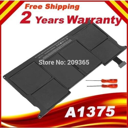 HSW New laptop Battery For Apple MacBook Air 11" A1370 [2010 production] Replace: A1375 battery 35WH 7.3V