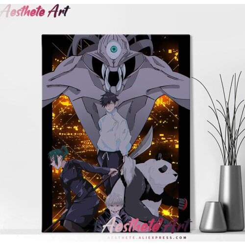 Jujutsu Kaisen Toge Maki Yuta Megumi Anime Home Decor Canvas Posters Prints Decoration Art Wall Pictures Living Room Painting