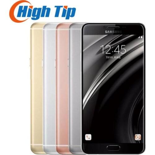 Samsung Unlocked Original Galaxy C7 C7000 4G LTE Android 4GB RAM 32/64GB ROM 16MP 5.7 Inch Dual SIM Refurbished mobile Phones