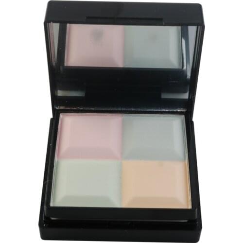 4 in1 Set Concealer Face Palette Control oil Pressed Compact with Sponge Puff 4 Color Matte Color Makeup Contour Palette
