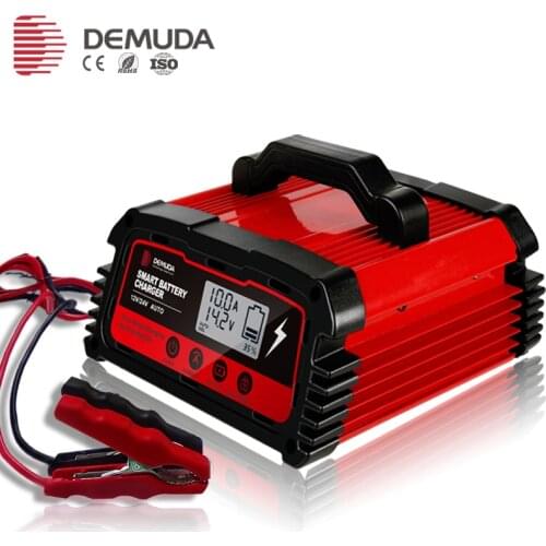 2019 new AGM/GEL portable Car Battery Charger,Intelligent Pulse Repair Battery Charger 12V 24V fast solar system battery Charger