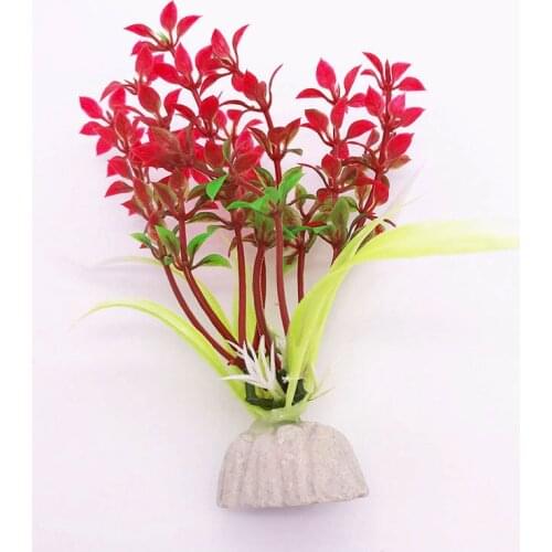 1 pcs Plastic Aquarium Plants Wonder Grass Ornament Decor Landscape for Fish Tank