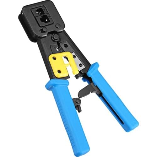 RJ11 RJ45 6P 8P Network Crimping Tool Multi-function Cable Cutter Piercing Crystal Head Crimp Dual-purpose Pliers