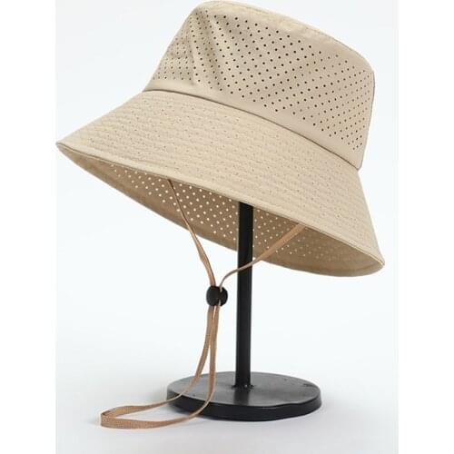 Big Head Large Size Sun Hat Women Men Fisherman Hat Cotton Panama Basin Mesh Breathable Summer Plus Size Bucket Hats 54-58-63cm
