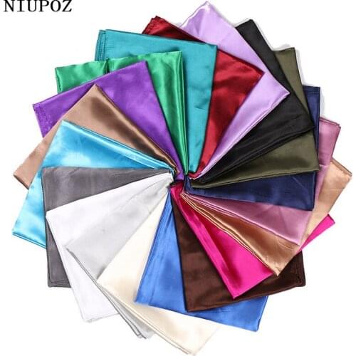 Women Fashion Autumn Summer Solid Color Large Square Silk Scarves Soft Muslim HIjab Headband Cheap Shawl 90*90cm