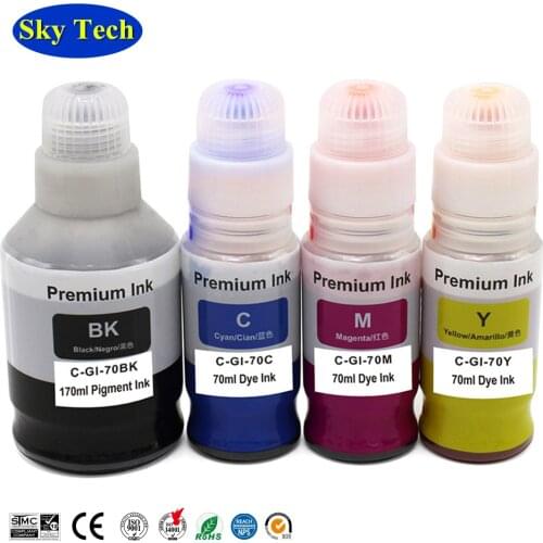 Sky Quality Compatible Refill Ink GI70 GI-70 bottle ink For Canon Pixma G5070 G6070 printer