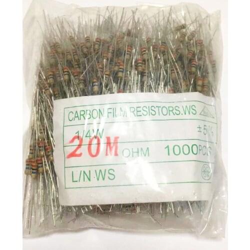 1/4w 3.3k 3.6k 3.9k 4.3k 4.7k 5.1k 5.6k 6.2k 6.8k 7.5k 8.2k 9.1k 10k 12k ohm Resistance 0.25w Original New Carbon Film Resistor