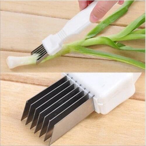1PC Stainless Steel Onion Knife Cutter Graters Slicers Shredder Knives Device With Cover Kitchenware Vegetable Tools