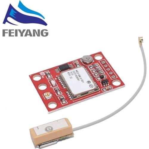 10PCS GY-NEO6MV2 NEO-6M GPS Module NEO6MV2 with Flight Control EEPROM MWC APM2.5 large antenna