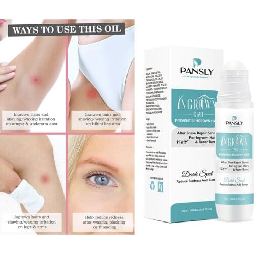 100ml 3.4 fl. oz Aftershave Serum for Men Women & Ingrown Hairs Moisturizer Burn Remover after Hair Removal