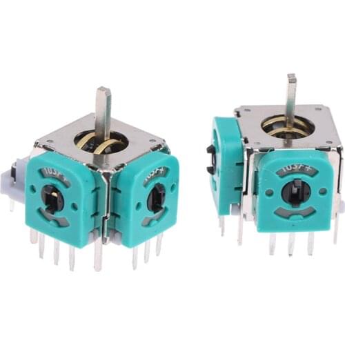 2Pcs 3D Analog Stick Joystick Axis Sensor Module for PS4/Xbox One Controller