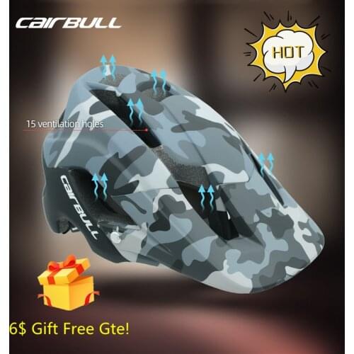 Cairbull All-Terrain Mountain MTB Bike Helmet Road Camouflage Bicycle Riding Safety Bicycle Helmet Woman Man Casco Bicicleta