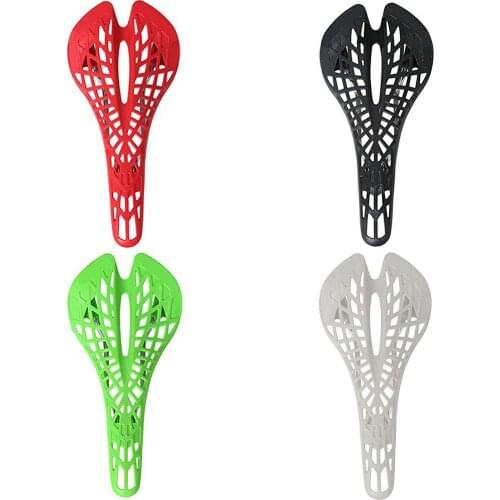 4 Color Bicycle Cushion Breathable Mountain MTB Bike Saddle Cover Cycling Part Super Light titanium alloy plastic Bicycle Sadd