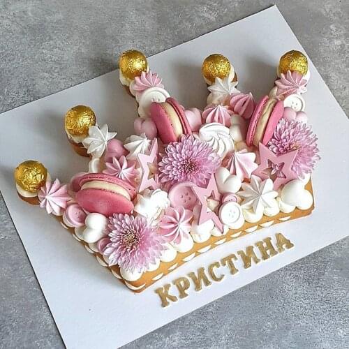 8/10/12inch 3pcs Cake Mold Set Cake Decorating Tools Confeitaria Maker Christmas Tree Crown Shape Birthday Cake Mould Bakeware