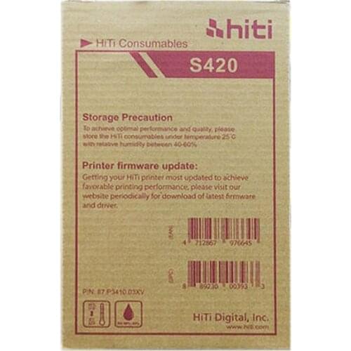 50pcs/bag Printer Photo Paper Used for HITI photo printer S420 Printing Paper