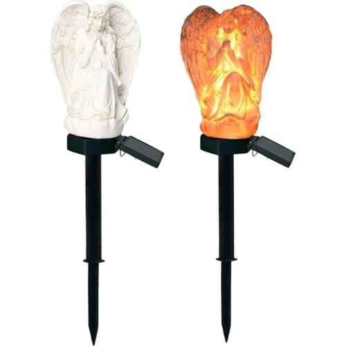 H7JB Angel Landscapes Pathways Lights Angel Solar Lights Outdoor Decorations for Garden Gifts Gardens Decorations Garden Gift