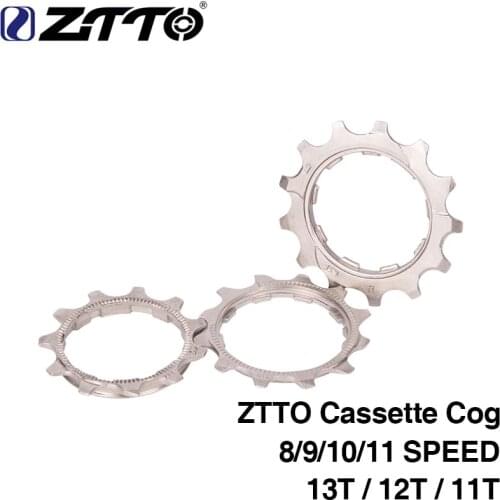 ZTTO 1pcs MTB Road Bike Bicycle Cassette Cog 8 9 10 11 Speed 11T 12T 13T Freewheel Parts for ZTTO K7 Cassette Bicycle Parts