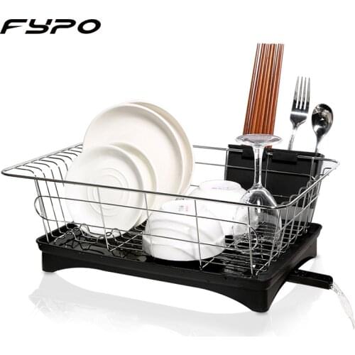 Kitchen Storage Shelf Drain Rack Drainer Dish Dripping Rack Tableware Storage Rack