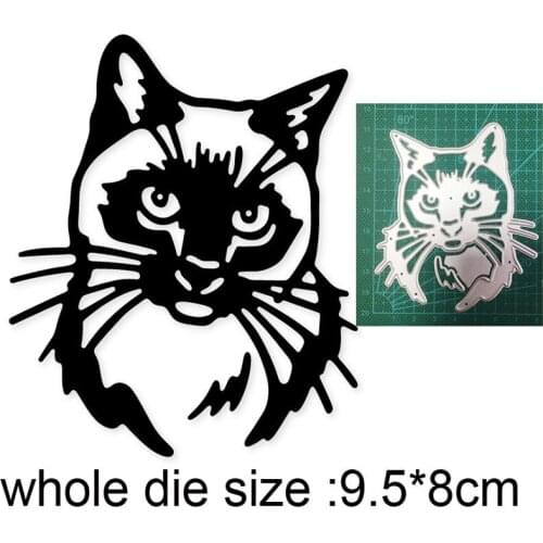 Craft dies metal cutting dies cut die mold Animal Cat decoration Scrapbooking crafts photo knife mould blade punch stencils dies